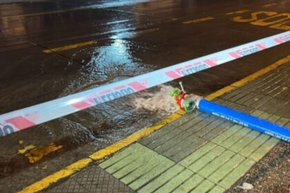 Estación Matta cerrada por problemas de acumulación de agua en Metro de Santiago