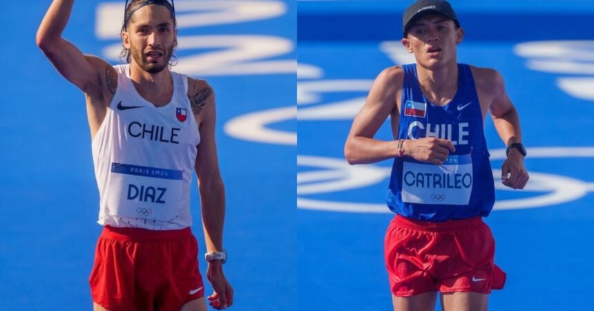 Carlos Díaz y Hugo Catrileo, destacados fondistas chilenos en maratón de París 2024