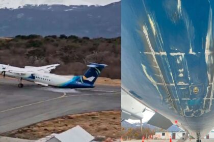 Accidente en aeropuerto de Puerto Williams: avión aterriza rozando la pista