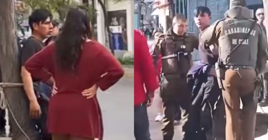 Detención ciudadana en Recoleta tras asalto y robo de dinero