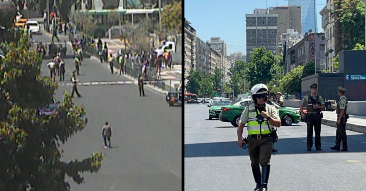 Un muerto deja balacera en pleno centro de Santiago: hay un detenido