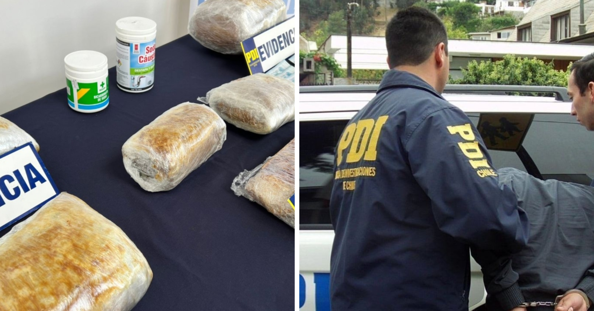 PDI incauta 4 kilos de droga en Valdivia: Tres personas quedan en prisión preventiva