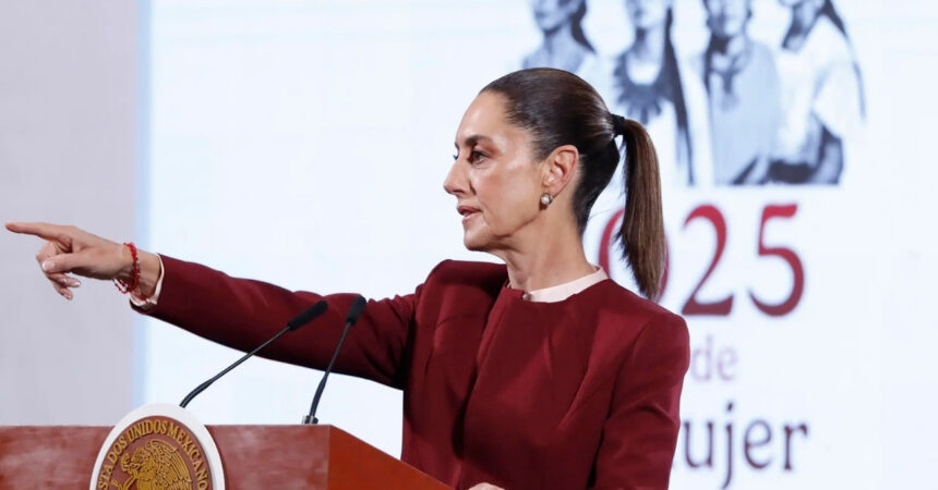 Claudia Sheinbaum amenaza con demandar a Google por cambio de nombre del Golfo de México