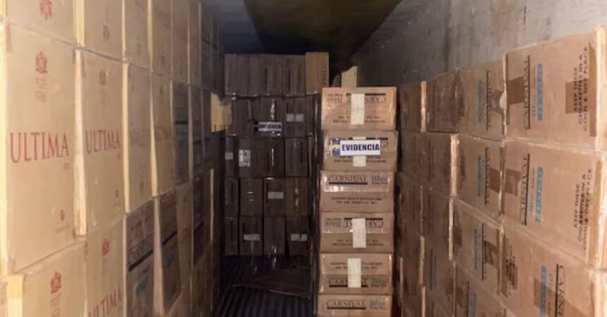 Incautan más de 430 millones de pesos en cigarrillos de contrabando en Pudahuel