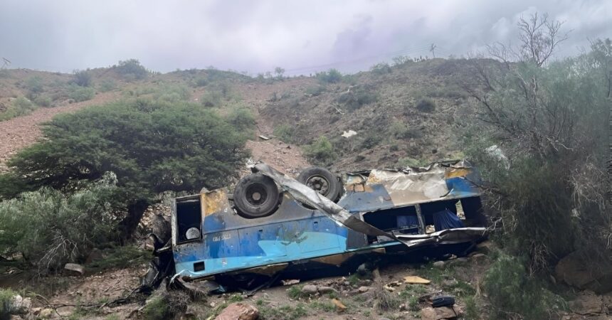 Grave accidente en Bolivia: Al menos 30 muertos y 15 heridos tras caída de bus a un barranco