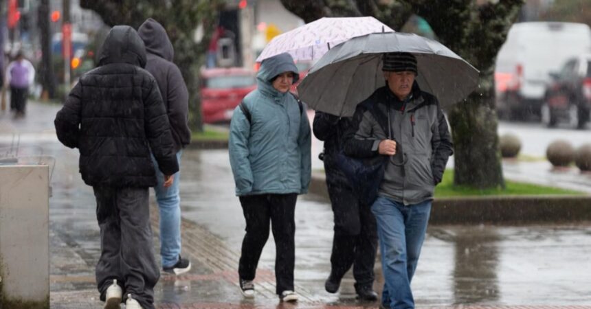 Intensas precipitaciones en sectores del sur: Revisa el pronóstico de lluvia para este domingo 23 de febrero