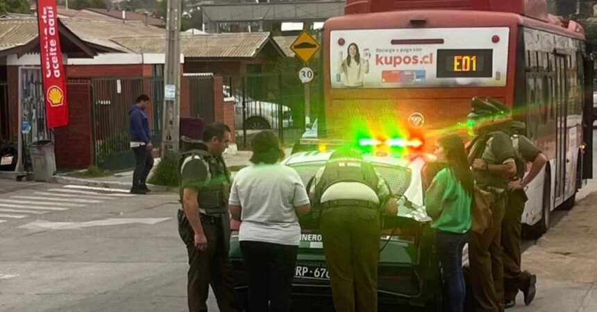 Detienen a conductor y pasajero por agresión en bus eléctrico de La Serena