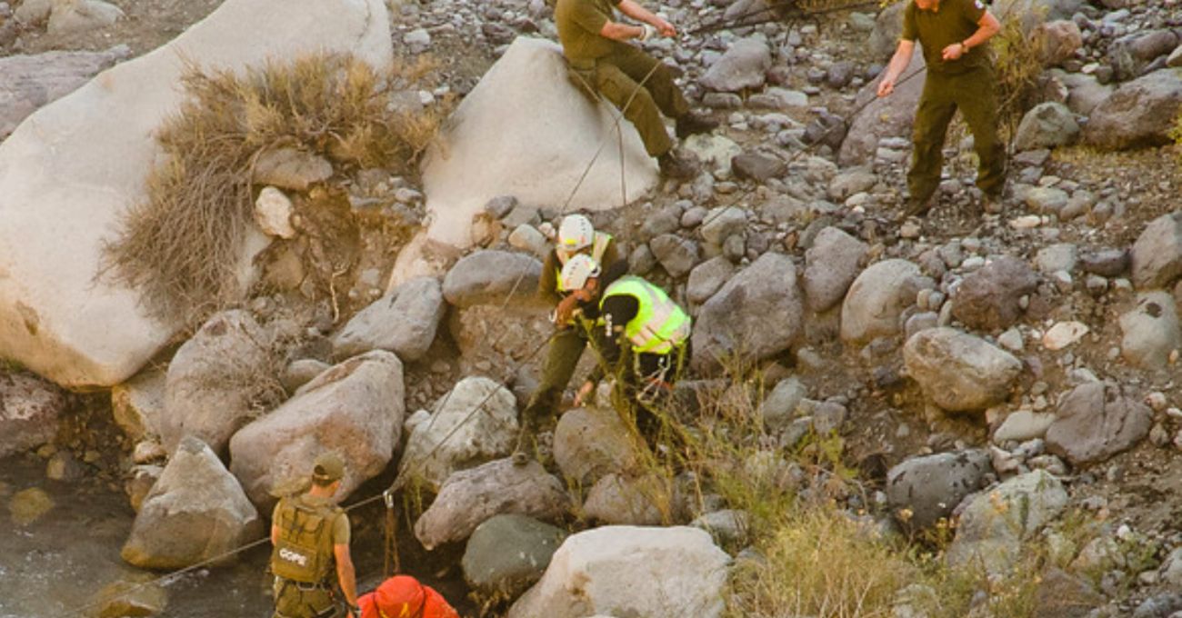 Encuentran cadáver de kayakista desaparecido en el río El Yeso