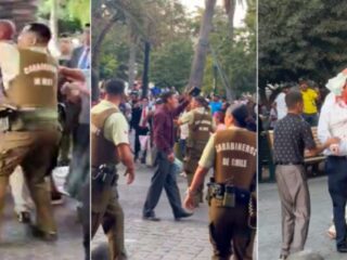 Choque con carabineros: evento evangélico en Santiago carecía de permisos