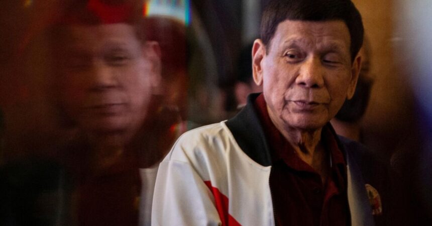 Arrestan al expresidente de Filipinas Rodrigo Duterte por crímenes de lesa humanidad relacionados con guerra antidrogas