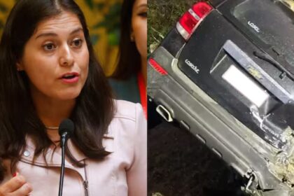 Accidente de diputada Karen Medina en la Ruta de la Madera