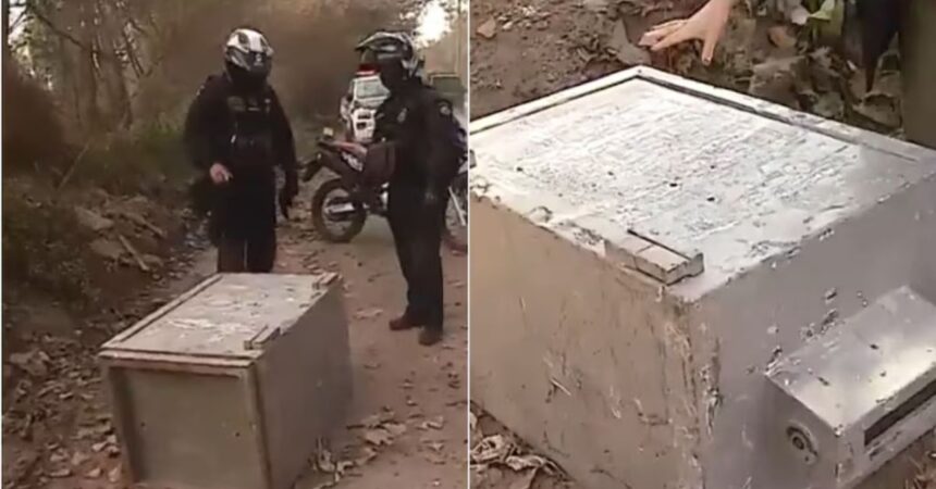 Hallan caja fuerte en Maipú con monto en efectivo inferior a $20 mil