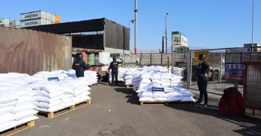 Hallazgo de 216 toneladas de químicos en Iquique impacta narcotráfico