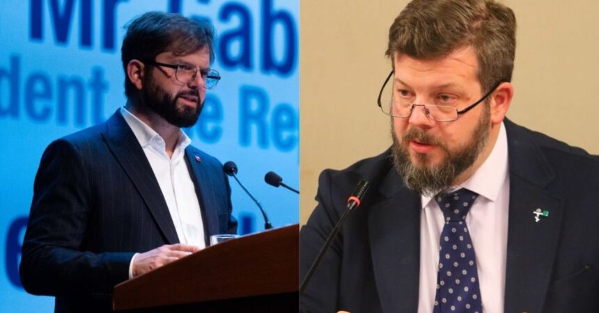 Boric desde India critica "negacionismo científico" de Johannes Kaiser por dichos sobre vacunas