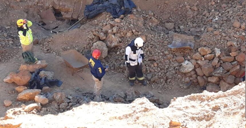 Encuentran muerto a trabajador tras desprendimiento de material en mina de Illapel