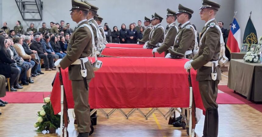 Carabineros celebra su aniversario 98 recordando a los mártires de Arauco