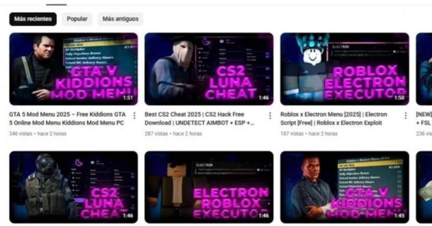 Hackean el canal oficial de YouTube de la Selección Chilena: suben videos de videojuegos