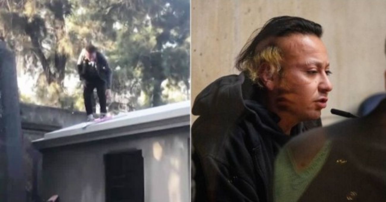 Profanador del Cementerio General queda en prisión preventiva: PDI halló osamentas en su dormitorio