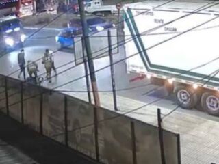 Carabinero de franco balea a delincuente tras robo de camión en Cerrillos: sujeto está en riesgo vital