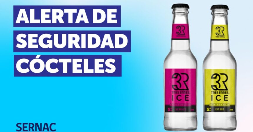 Alerta por posible ingestión de vidrio en cócteles 3R Ice