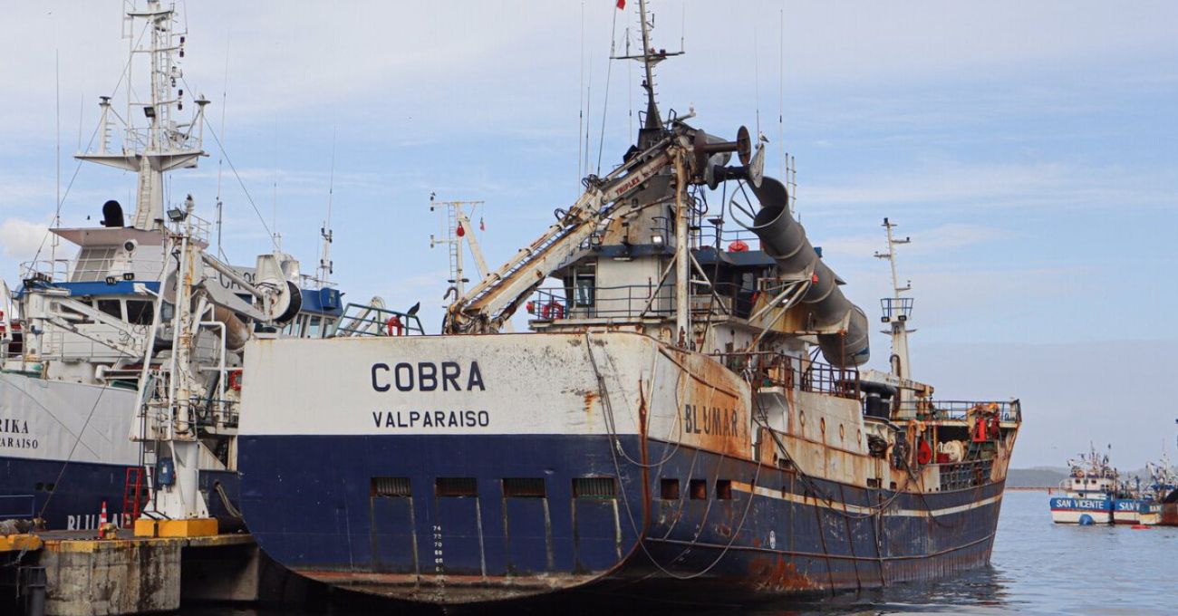 Peritajes clave al buque Cobra de la empresa Blumar en Coronel