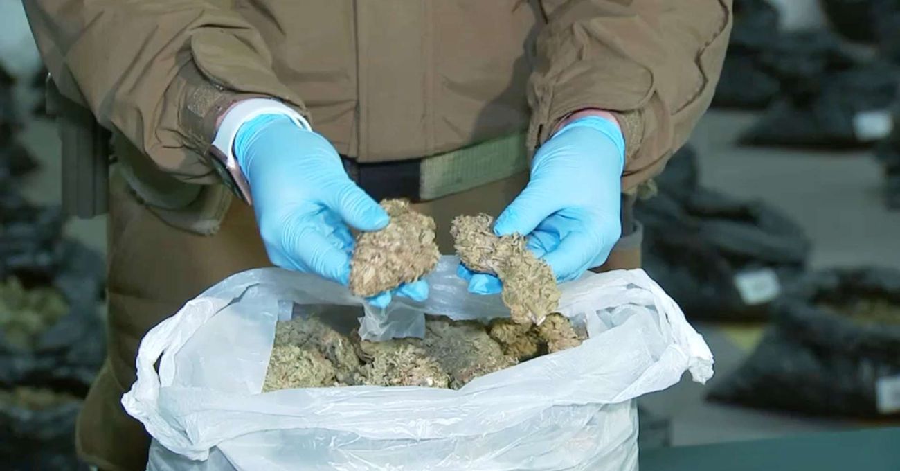 Detención en Santiago: 110 kg en droga y $817 millones decomisados