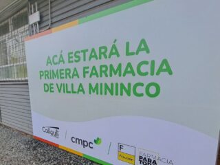 Inauguran primera farmacia en Villa Mininco