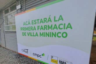 Inauguran primera farmacia en Villa Mininco