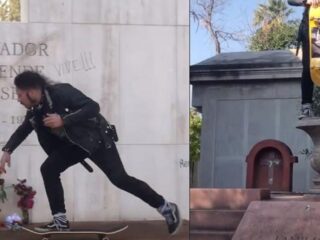 Profanación en Cementerio General de Recoleta causa indignación y repudio