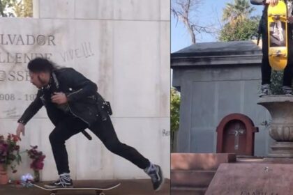 Profanación en Cementerio General de Recoleta causa indignación y repudio
