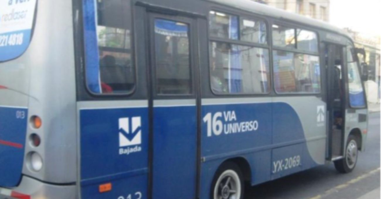 Incidente en micro de línea Vía Universo: pierde ruedas traseras sin heridos