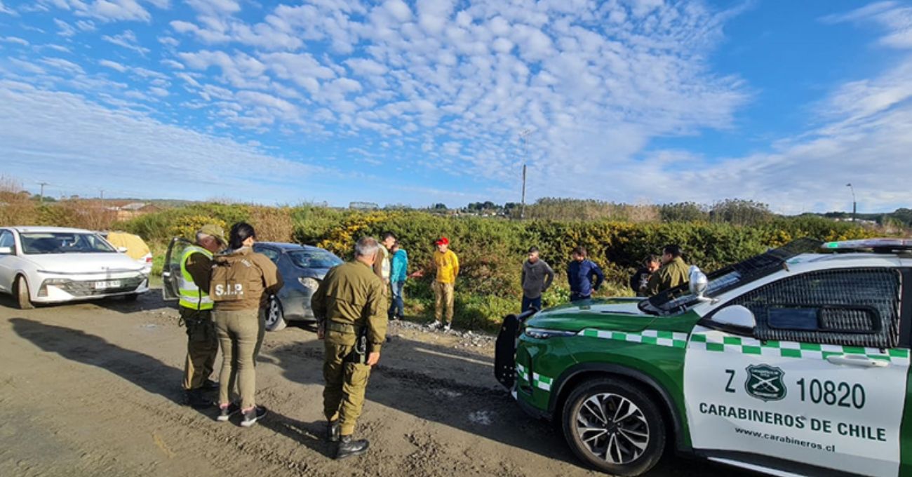 Gitanos armados amenazan en Chiloé: detenidos por Carabineros en operativos