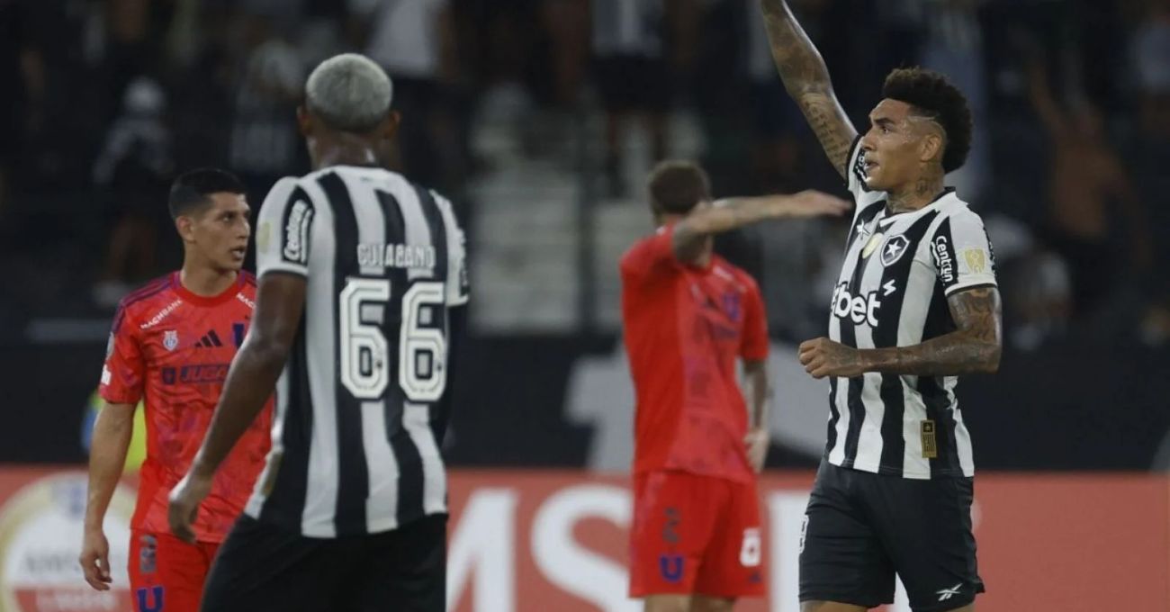La U se despide de la Copa Libertadores tras caer ante Botafogo
