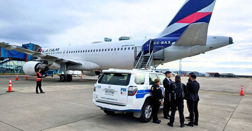 Fallece pasajero de 98 años en vuelo de Santiago a Punta Arenas