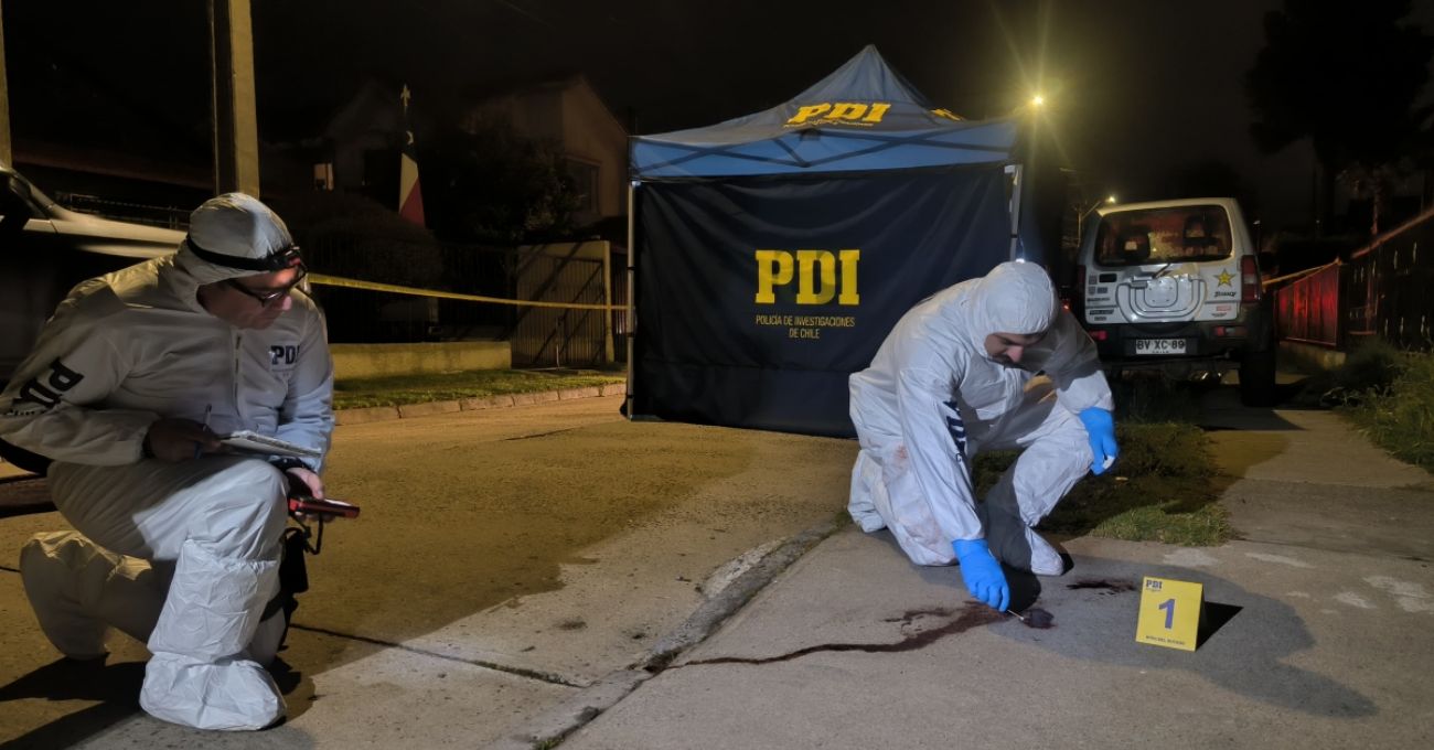Hombre de 63 años es asesinado con arma blanca en Villa Alemana: PDI detiene al presunto autor