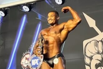 Muere fisicoculturista brasileño tras descompensarse en plena competencia: tenía solo 30 años