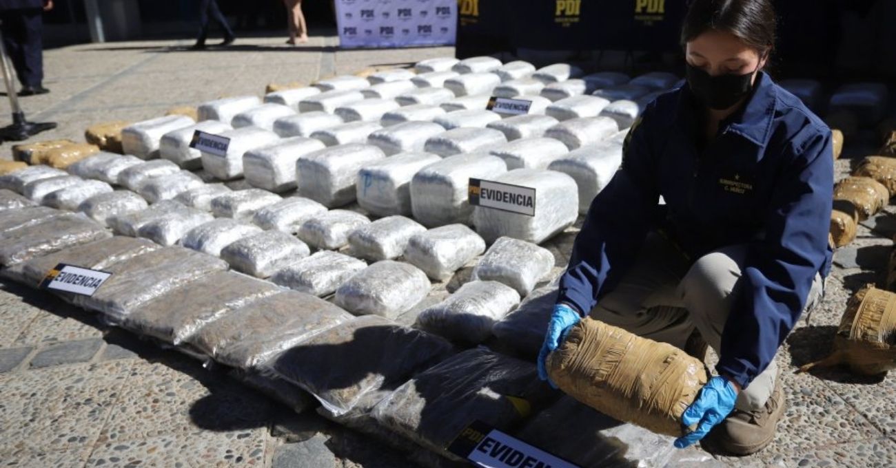 Desbaratan banda que transportaba más de 430 kilos de marihuana a Santiago: Viajaban con niños y bebés para evadir controles