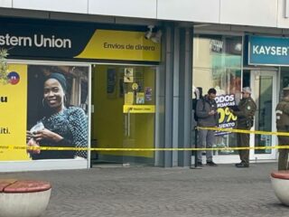 Delincuente armado roba $39 millones desde sucursal de Western Union en pleno centro de Quilicura