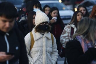 Región Metropolitana vivirá temperaturas bajo cero y precipitaciones desde el lunes 26 de mayo