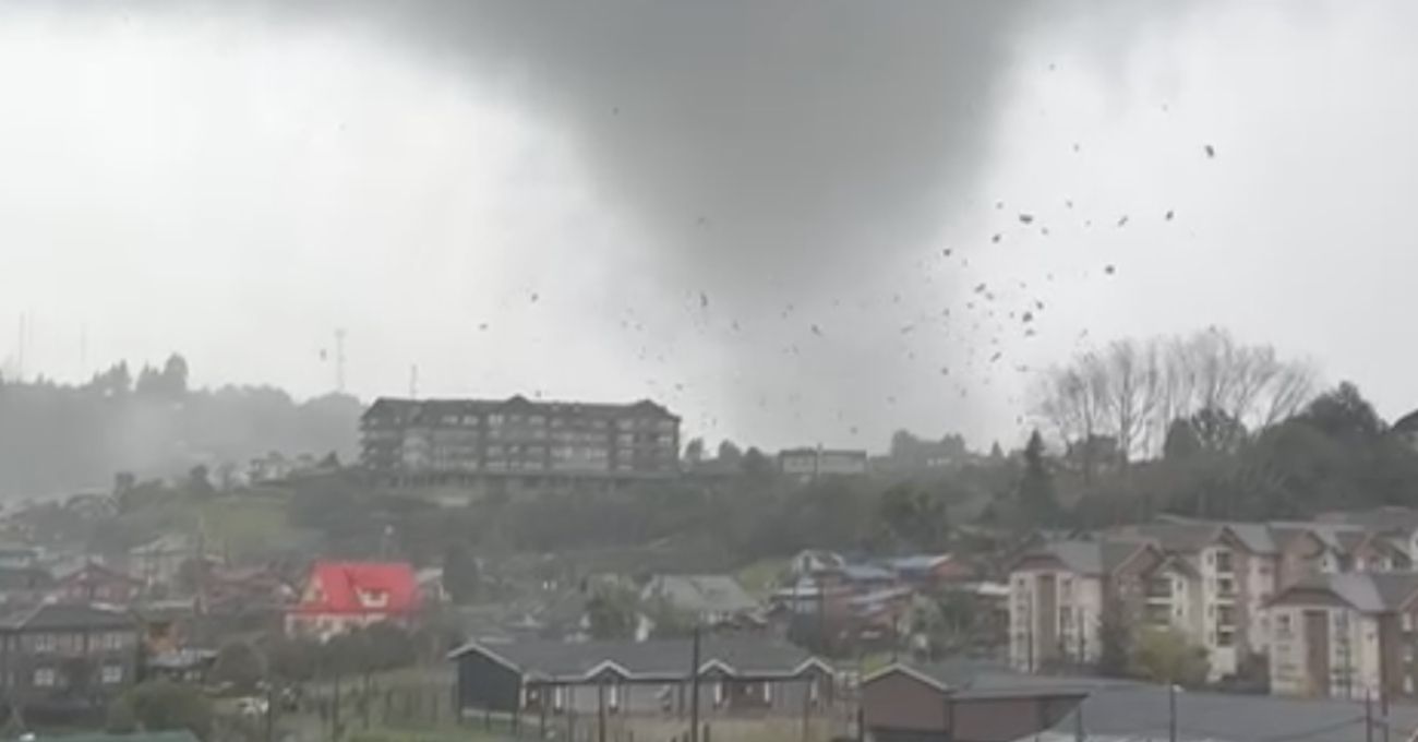 Tornado en Puerto Varas deja más de 100 viviendas afectadas y al menos 327 damnificados