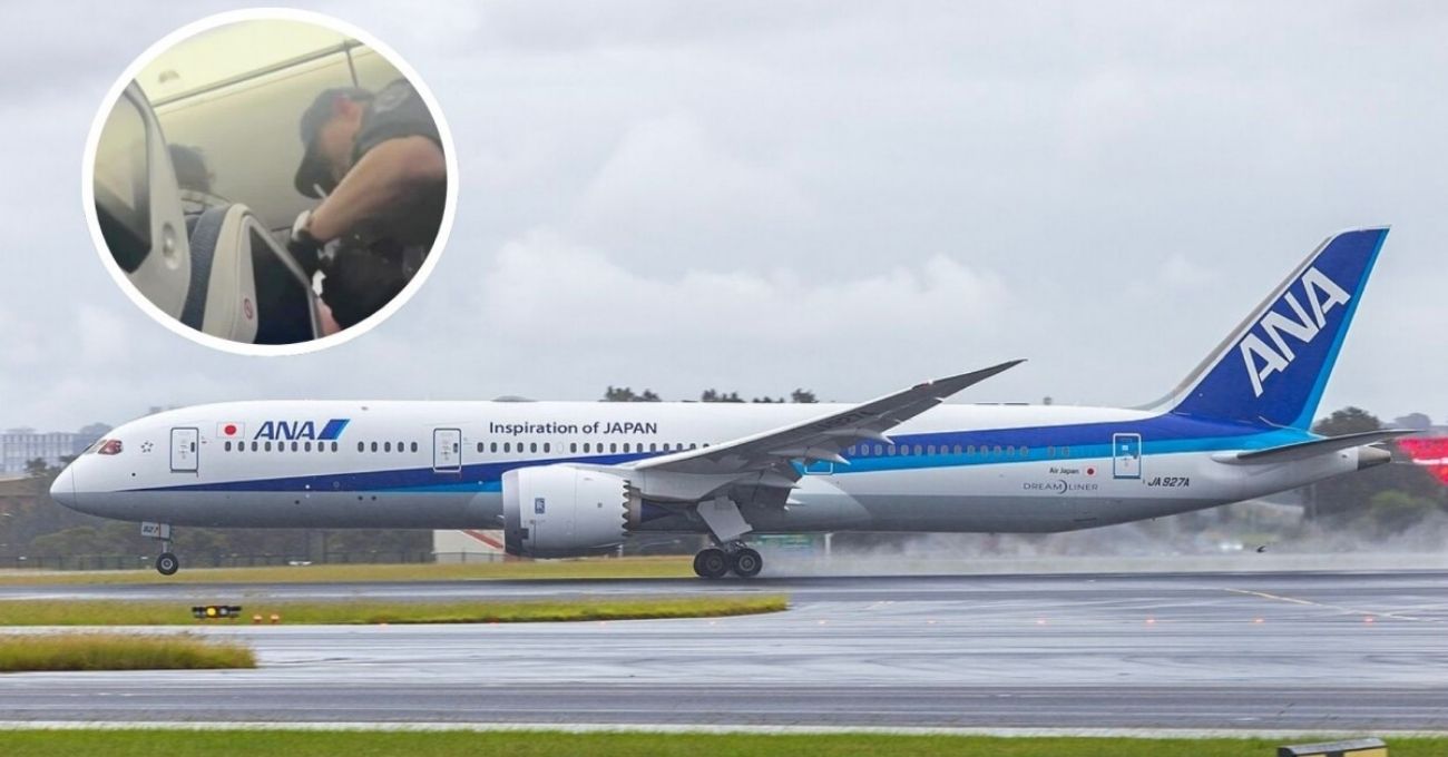 Pánico en pleno vuelo: Hombre intentó abrir puerta de avión rumbo a EE.UU. y forzó aterrizaje de emergencia
