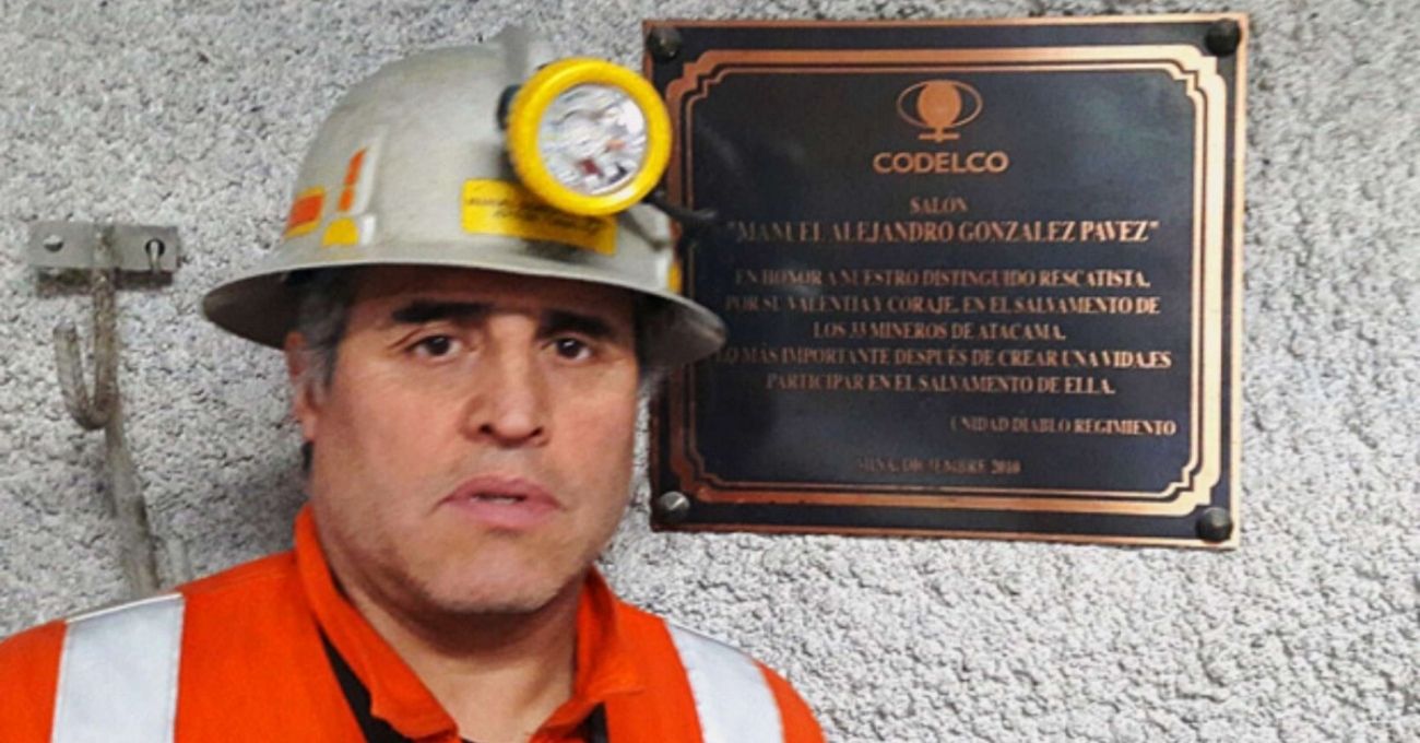 Falleció Manuel González: Fue el primer brigadista que entró al rescate de los 33 mineros de la mina San José