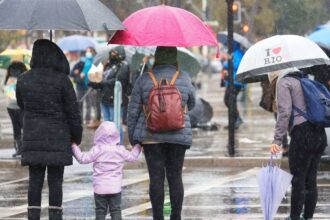 Declaran Alerta Temprana Preventiva en Santiago por sistema frontal que traerá lluvias y vientos fuertes