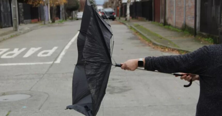 Alerta por viento fuerte en zona centro y centro sur de Chile