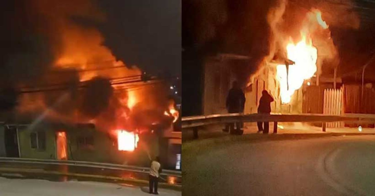 Incendio en Valparaíso: Así se controló el siniestro en vivienda