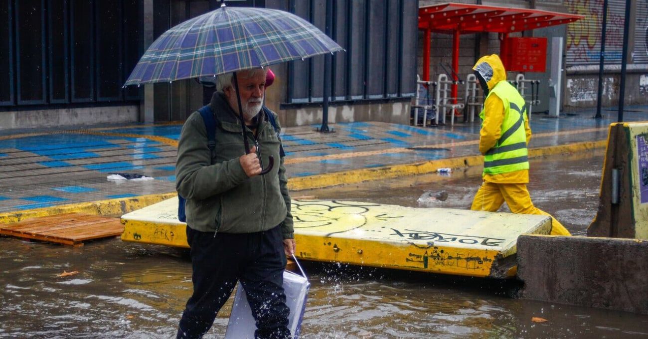 Lluvias y vientos en Santiago: todo lo que necesitas saber
