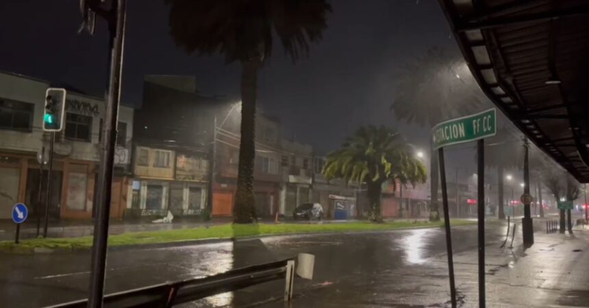 Intenso temporal en el Biobío deja miles de afectados y daños