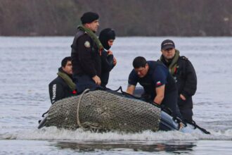 Hallan prendas y motor de embarcación de pescadores desaparecidos en San Pedro