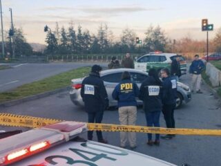Violenta balacera y persecución en Concepción deja una persona fallecida
