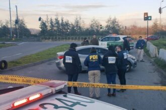 Violenta balacera y persecución en Concepción deja una persona fallecida